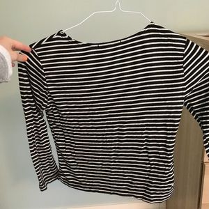 3/4 sleeve brandy top